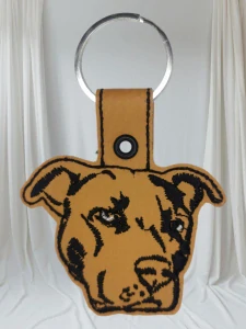 Klíčenka Amstaf hnědý