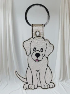 Klíčenka Labrador světlý