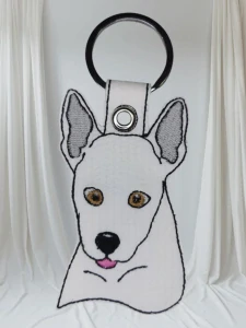 Klíčenka Bull bílý