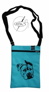 Cross Amstaf Výšivka tyrkys