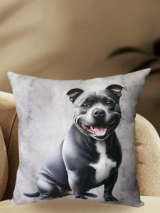 Polštářek Amstaf šedý