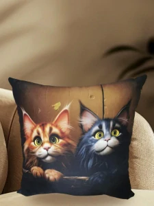 Polštářek Dvě kočky