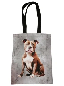 Nákupní taška AMSTAF HNĚDÝ