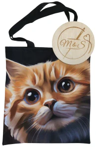 Nákupní taška Kočka rezavá