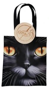 Nákupní taška Kočka žluté oči