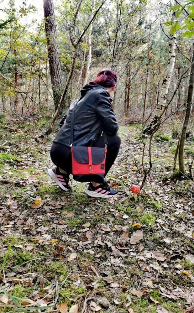 Kabelka Monika červená