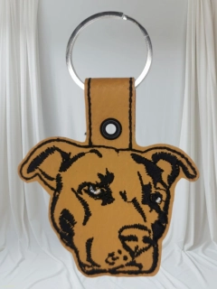 Klíčenka Amstaf hnědý